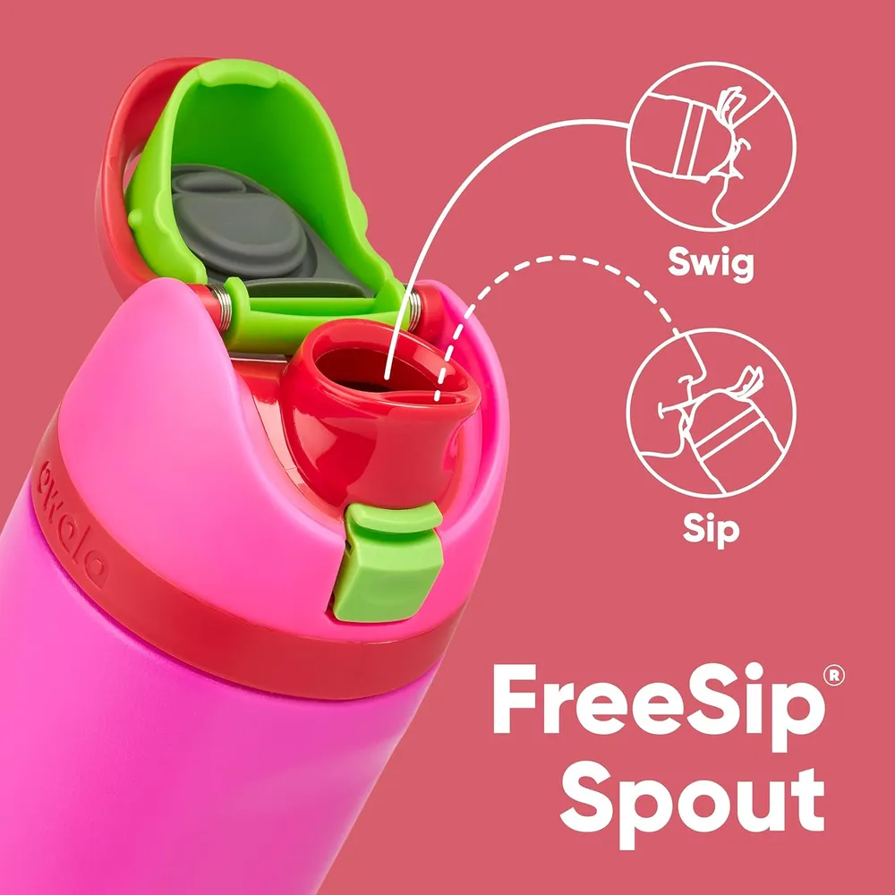 Owala FreeSip botella térmica de acero inoxidable 16 oz con sorbete, sin BPA