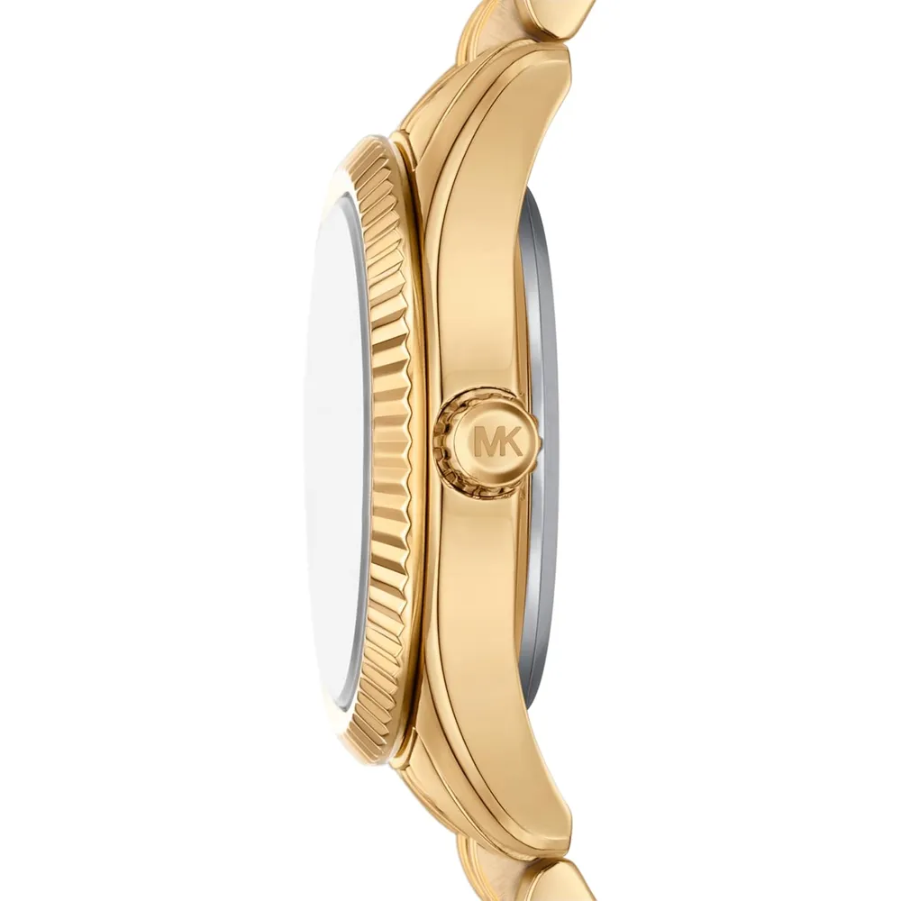 Michael Kors MK4739 reloj Lexington para mujer con correa metálica | Dorado/Turquesa