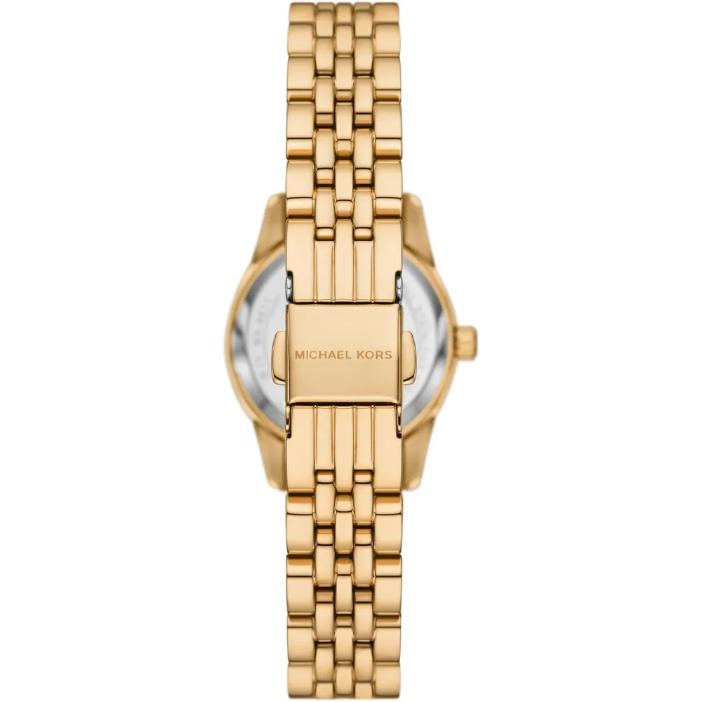 Michael Kors MK4739 reloj Lexington para mujer con correa metálica | Dorado/Turquesa