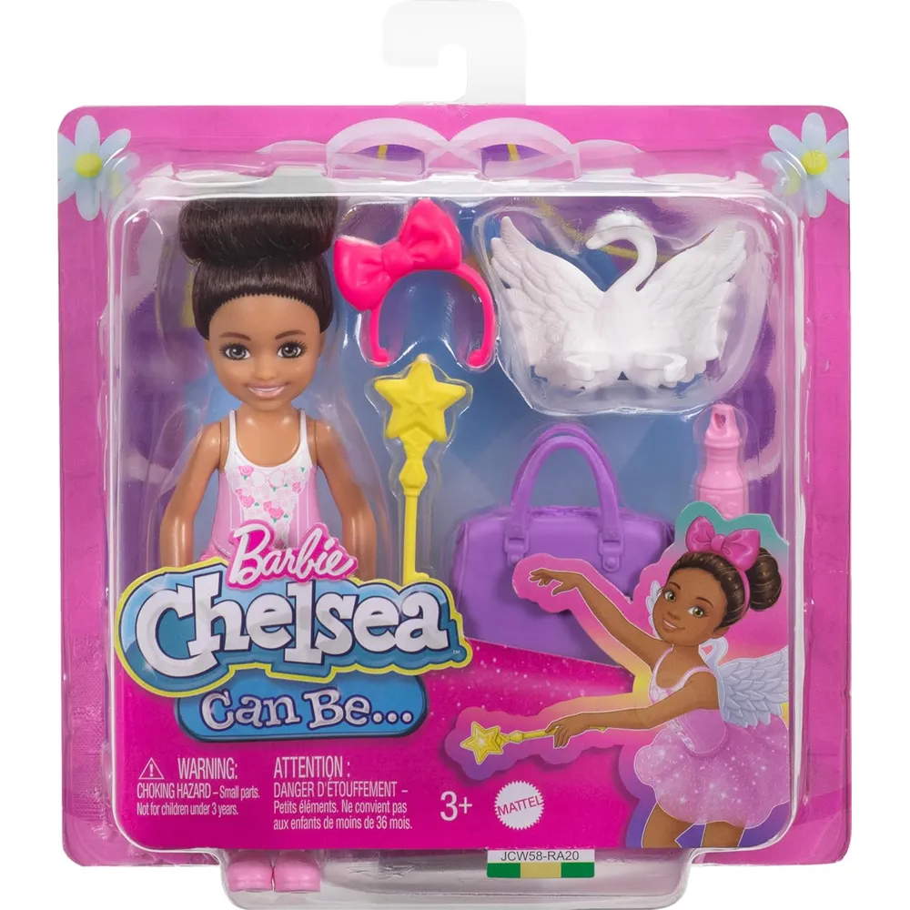 BARBIE CHELSEA MUÑECA BAILARINA CON ACCESORIOS
