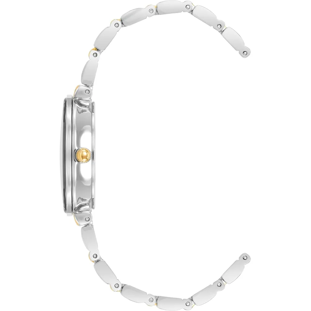 b0crjmcfj3_1_webp.webp Anne Klein AK/2434EMGB reloj con diamante verdadero y pulsera para mujer | 28 mm - Plateado/Oro/Negro