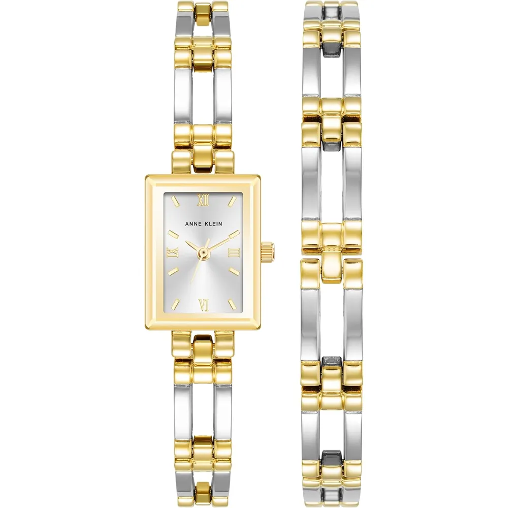 Anne Klein 10/4899SVTT reloj clásico para mujer | 16 mm - Amarillo brilloso