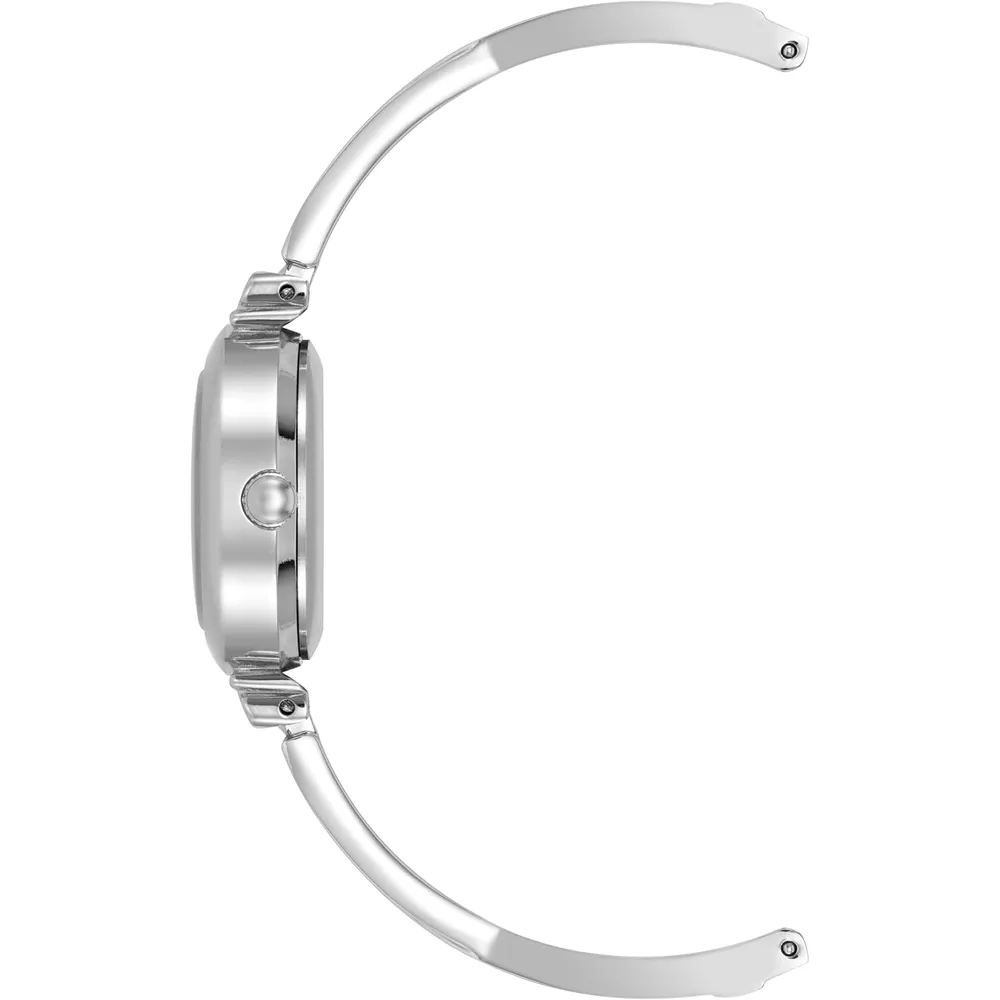 Anne Klein AK/2245 reloj mujer con cristales premium y set de pulseras | 26.5 mm - Plateado/Azul claro