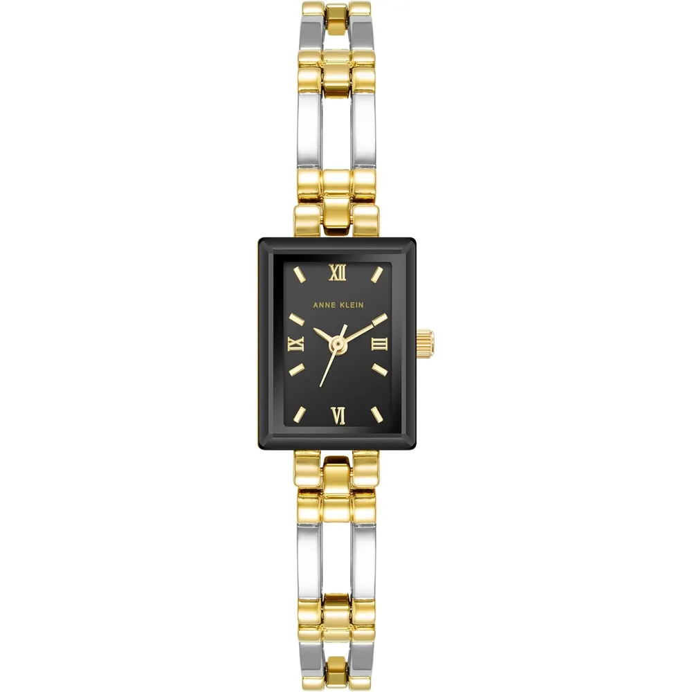 Anne Klein 10/4899SVTT reloj clásico para mujer | 16 mm - Plata/Oro/Negro