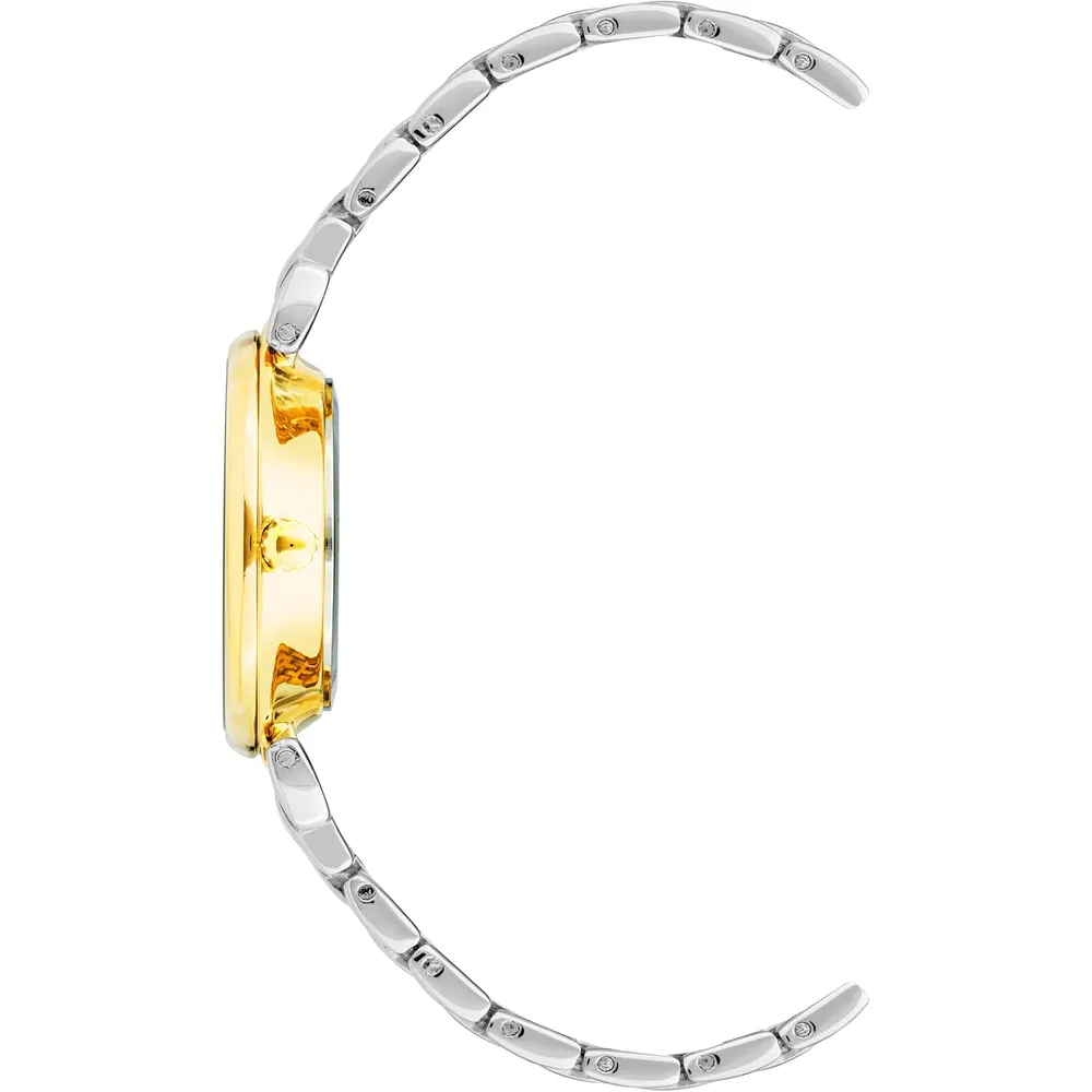 Anne Klein AK/2159SVSV reloj para mujer | 30 mm - Oro/Plata/Rosa Salmón