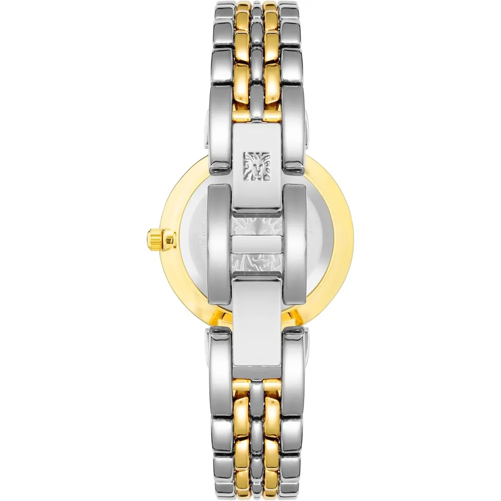 Anne Klein AK/2159SVSV reloj para mujer | 30 mm - Oro/Plata/Rosa Salmón