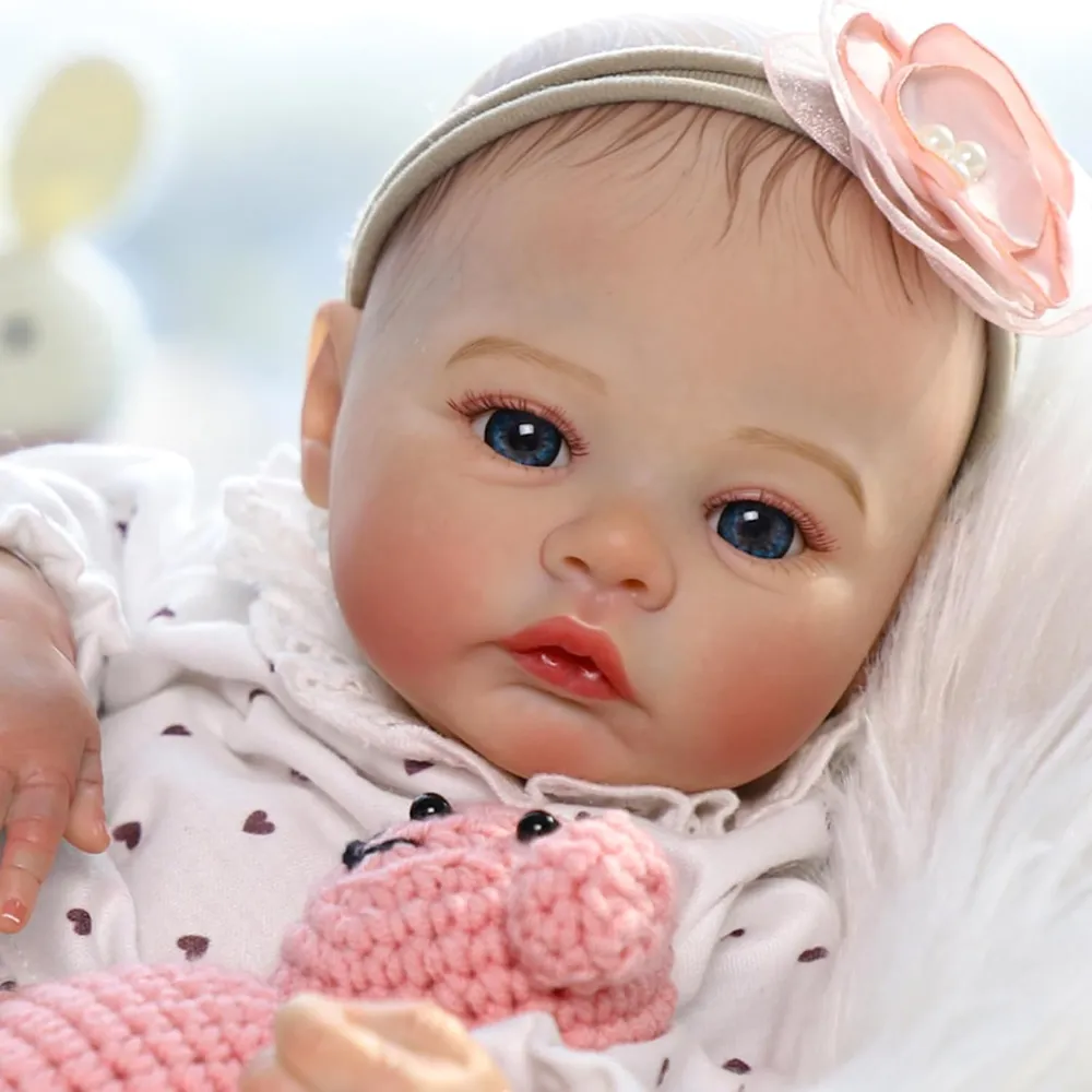 MUÑECA BEBÉ REBORN 18" / 46 CM CON ACCESORIOS | ISADORA