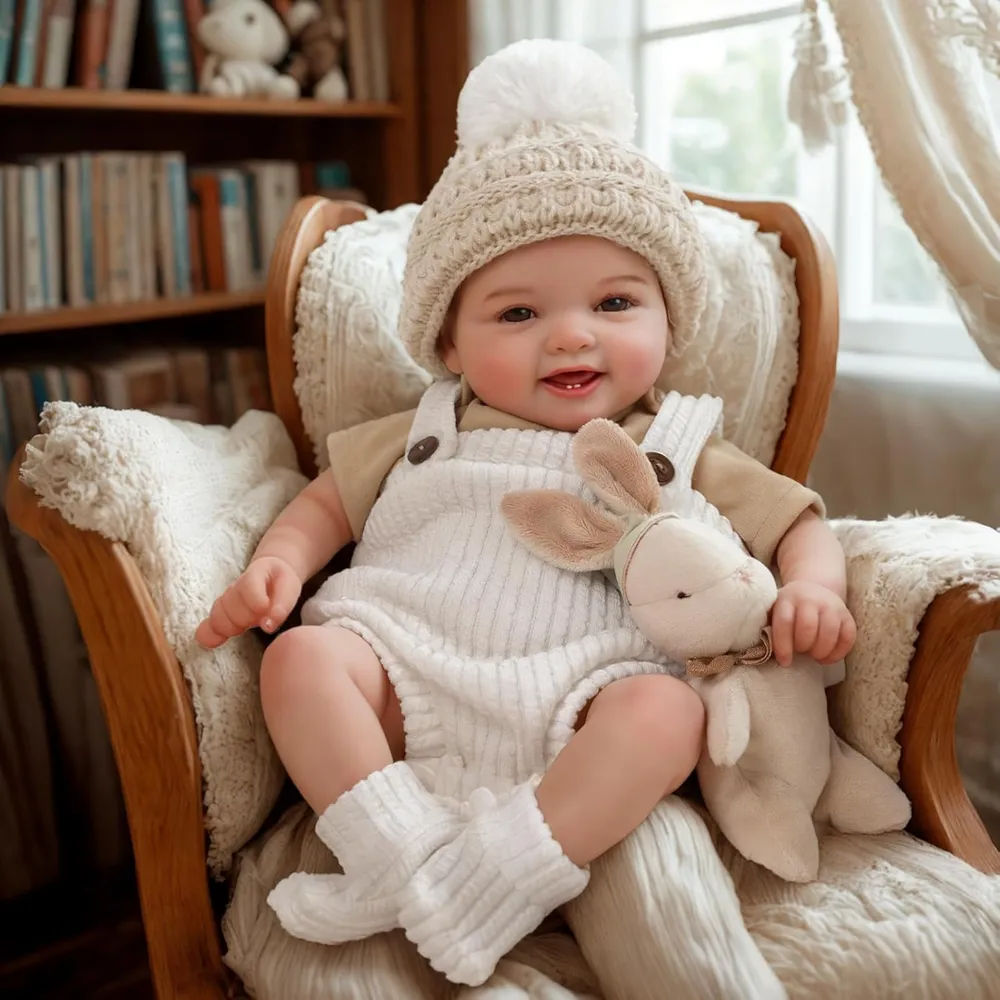 MUÑECA BABESIDE MIA BEBÉ REBORN 17" / 43 CM CON ACCESORIOS