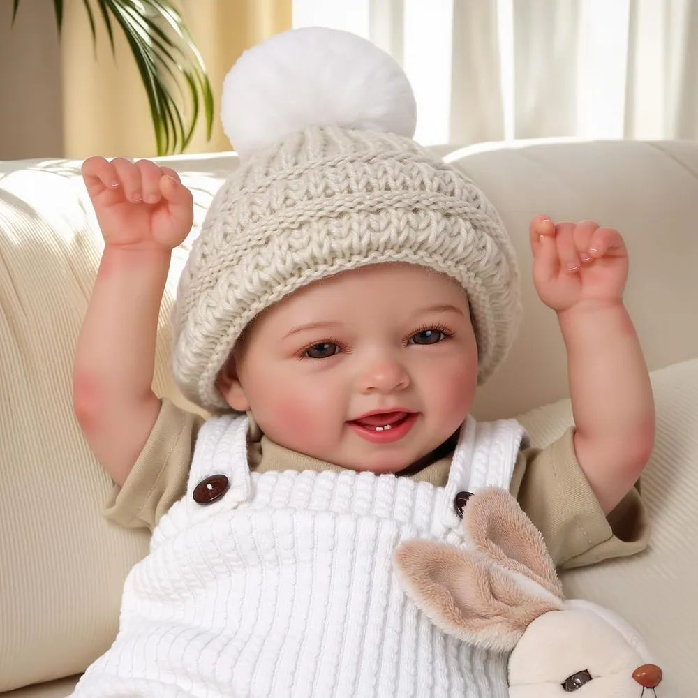 MUÑECA BABESIDE MIA BEBÉ REBORN 17" / 43 CM CON ACCESORIOS