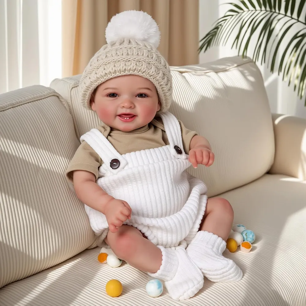 MUÑECA BABESIDE MIA BEBÉ REBORN 17" / 43 CM CON ACCESORIOS