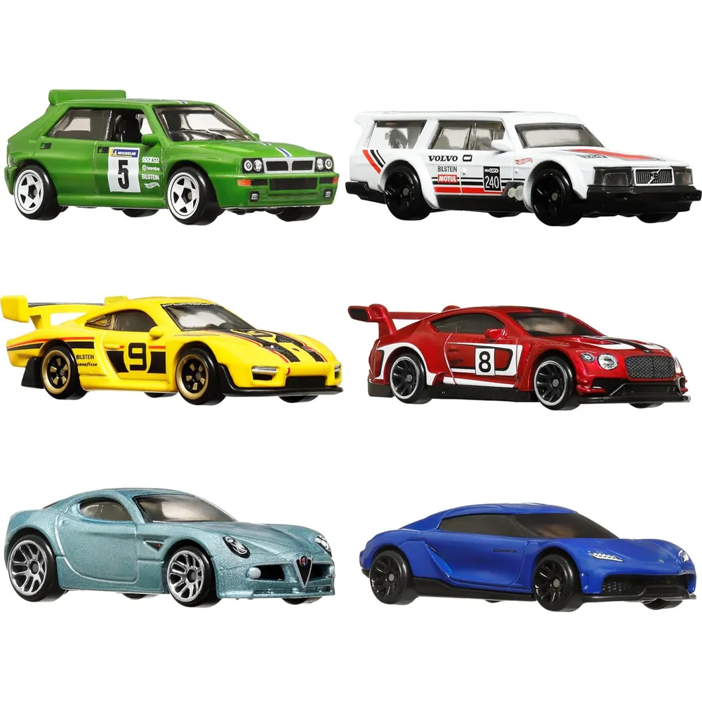 HOT WHEELS AUTOS CAR CULTURE EUROPEOS 6 PZS (ESTILOS DIVERSOS)