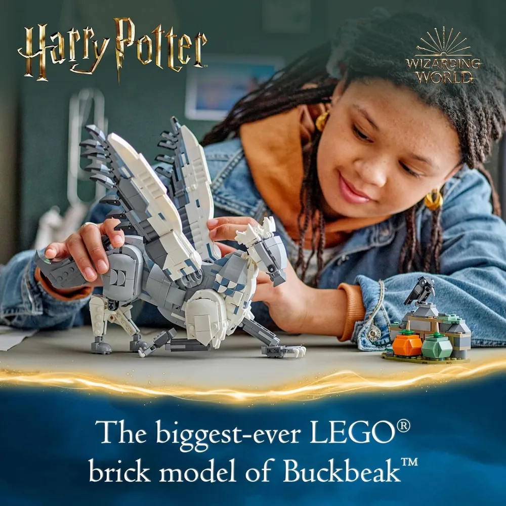 Lego Harry Potter Buckbeak el Hipogrifo, juguete de construcción y exhibición