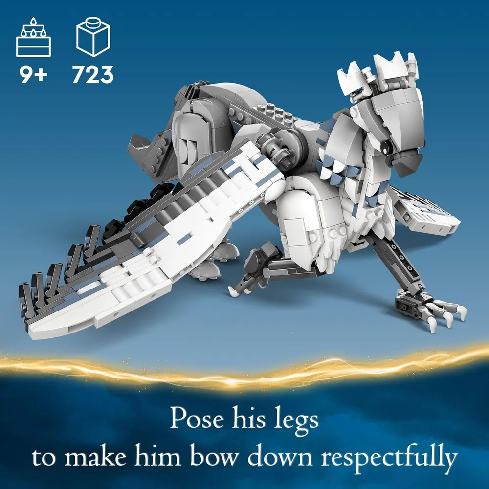 Lego Harry Potter Buckbeak el Hipogrifo, juguete de construcción y exhibición