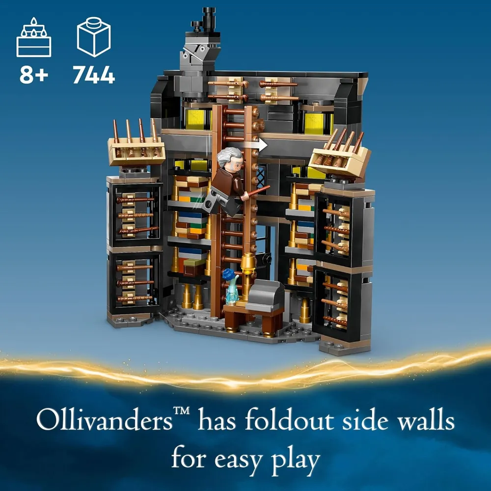 Lego Harry Potter Ollivanders y túnica de Madam Malkin, set de construcción