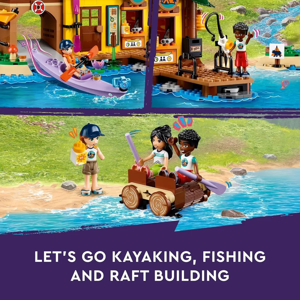 Lego Friends Campamento de Aventuras Deportes Acuáticos, incluye mini muñecas