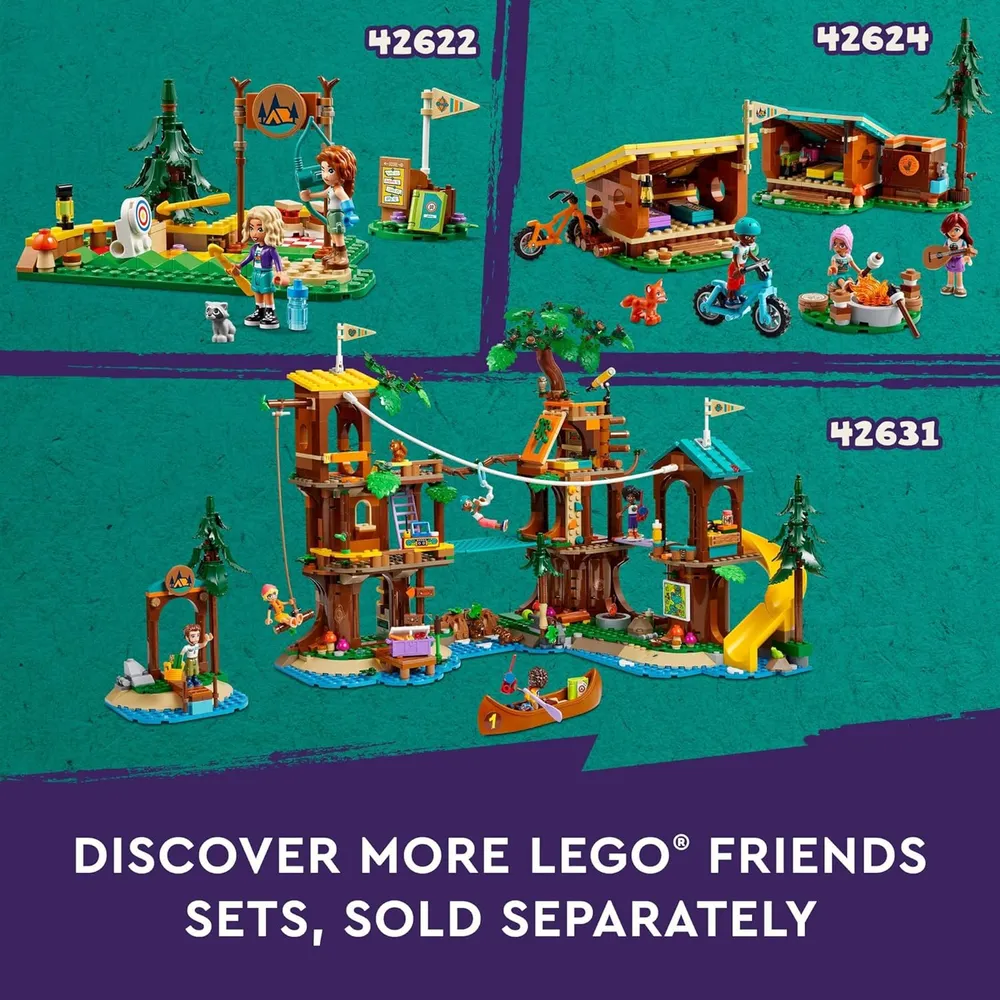 Lego Friends Campamento de Aventuras Deportes Acuáticos, incluye mini muñecas