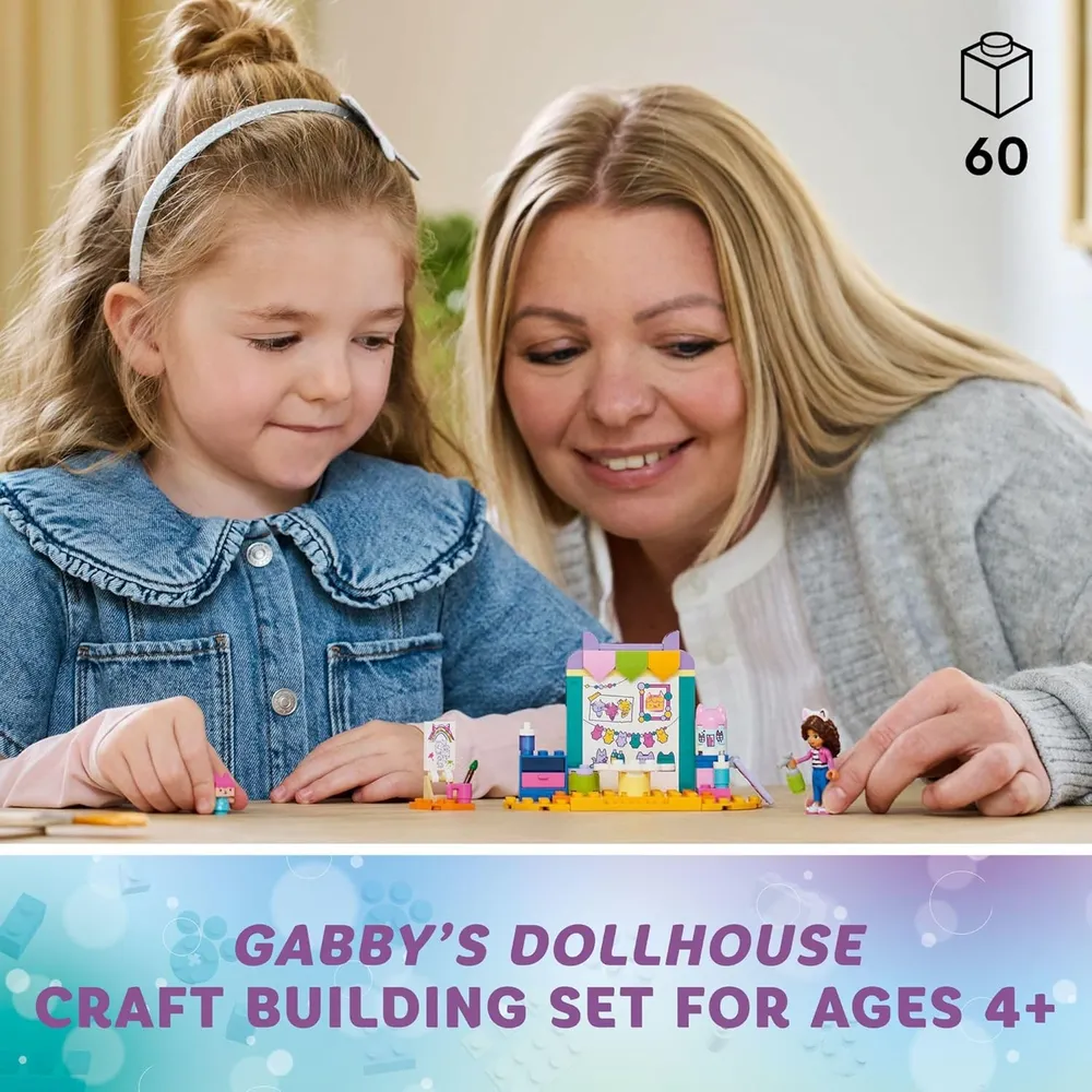 Lego Gabby's Dollhouse, juguetes de construcción con caja de bebé y figuras