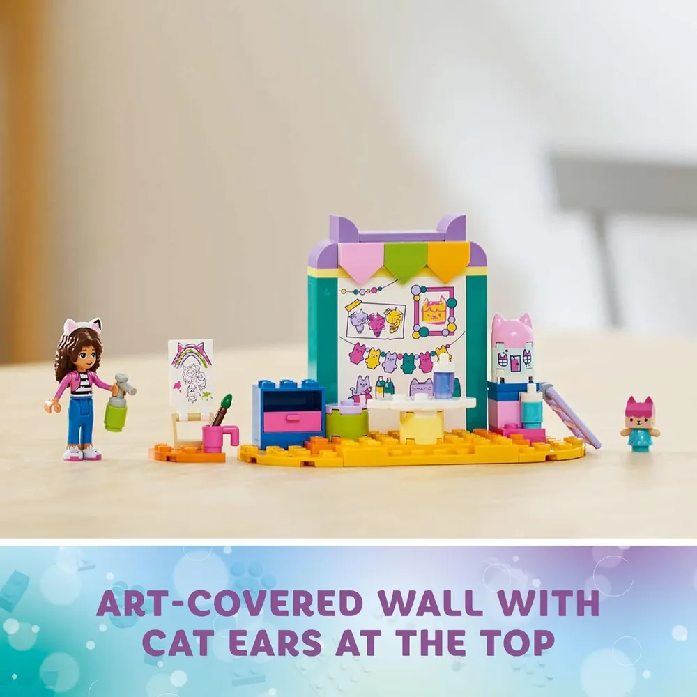 Lego Gabby's Dollhouse, juguetes de construcción con caja de bebé y figuras