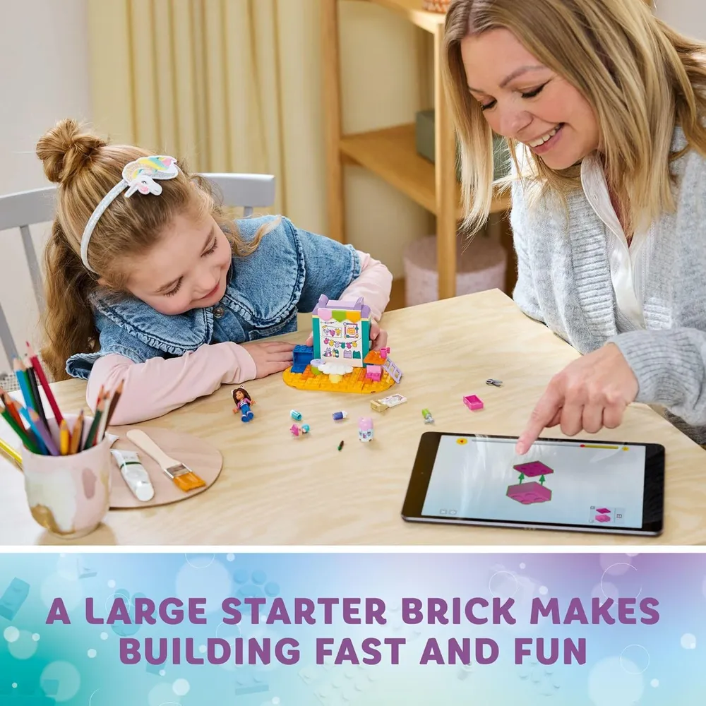 Lego Gabby's Dollhouse, juguetes de construcción con caja de bebé y figuras