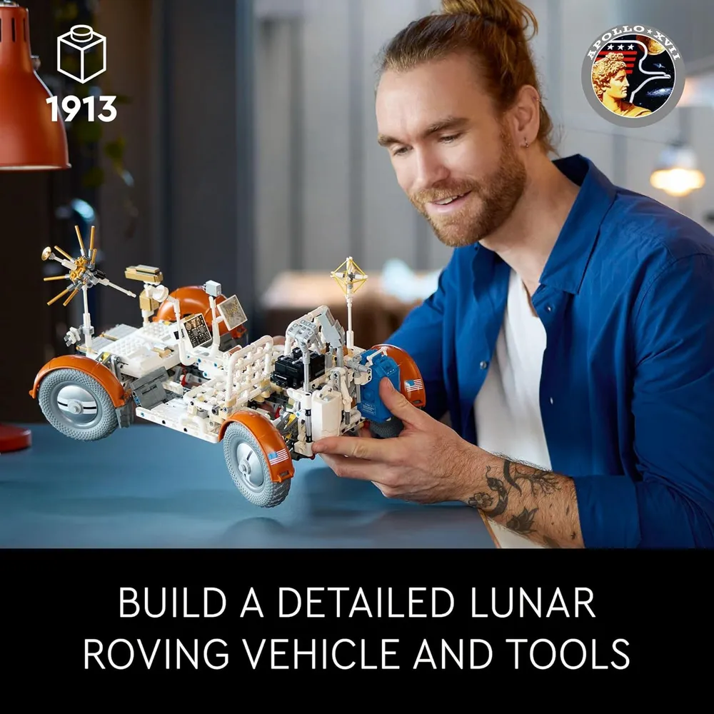 Lego Technic NASA Apollo Vehículo Lunar LRV, set de construcción para adultos