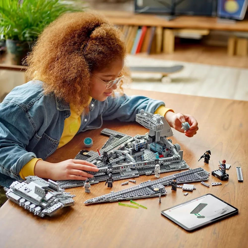 Lego Star Wars Destructor Estelar Imperial, set de construcción con minifiguras
