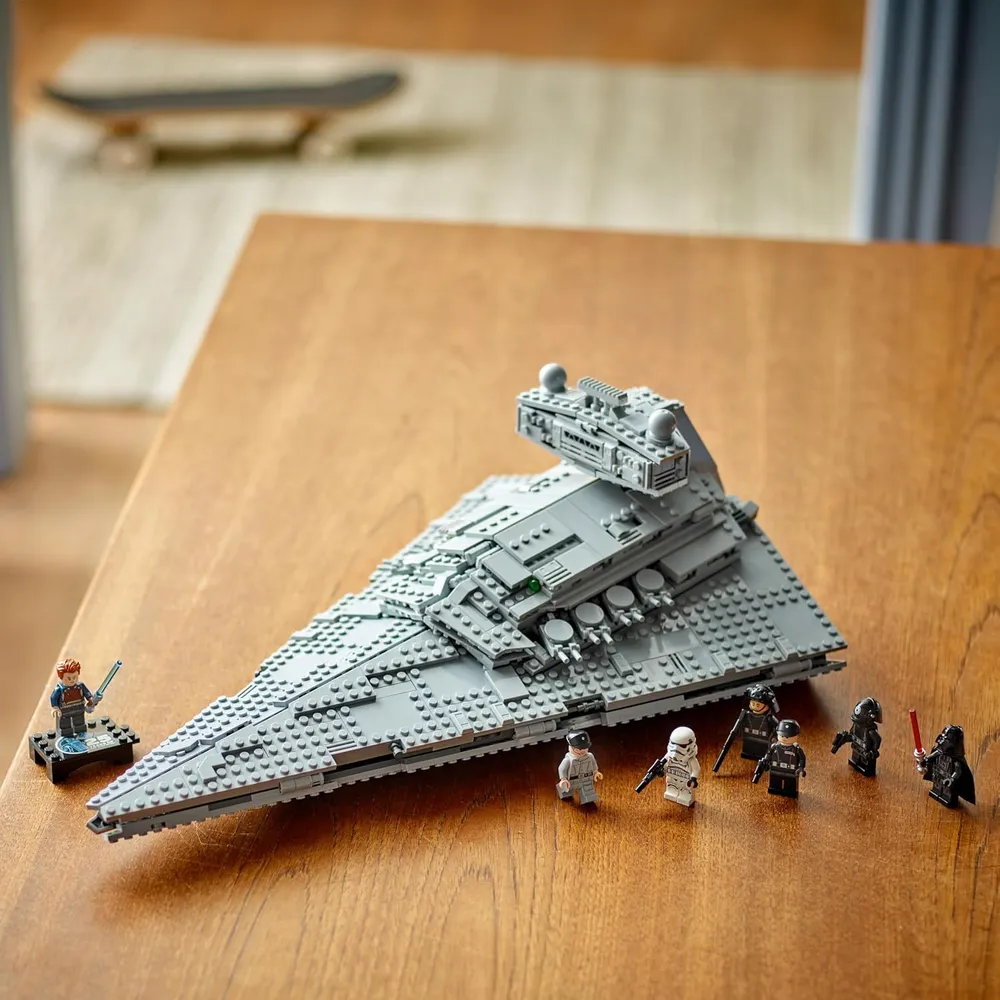 Lego Star Wars Destructor Estelar Imperial, set de construcción con minifiguras