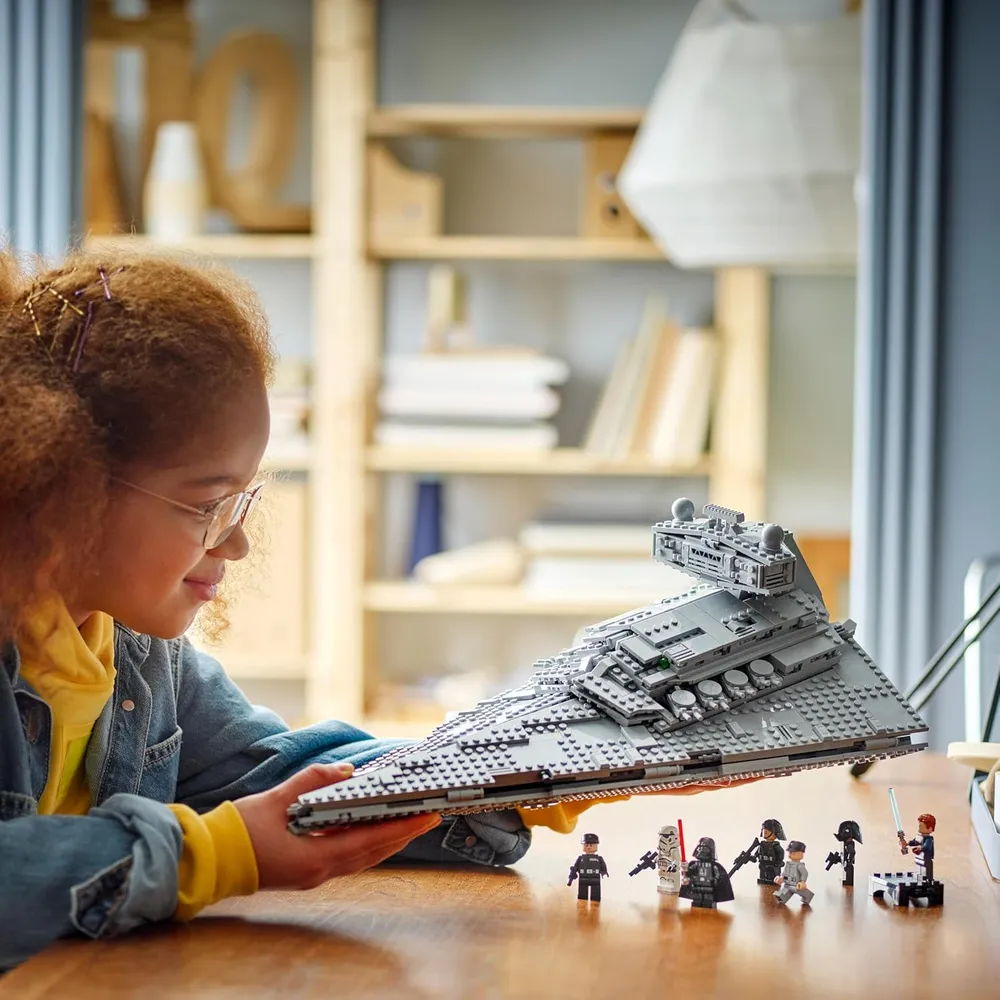 Lego Star Wars Destructor Estelar Imperial, set de construcción con minifiguras