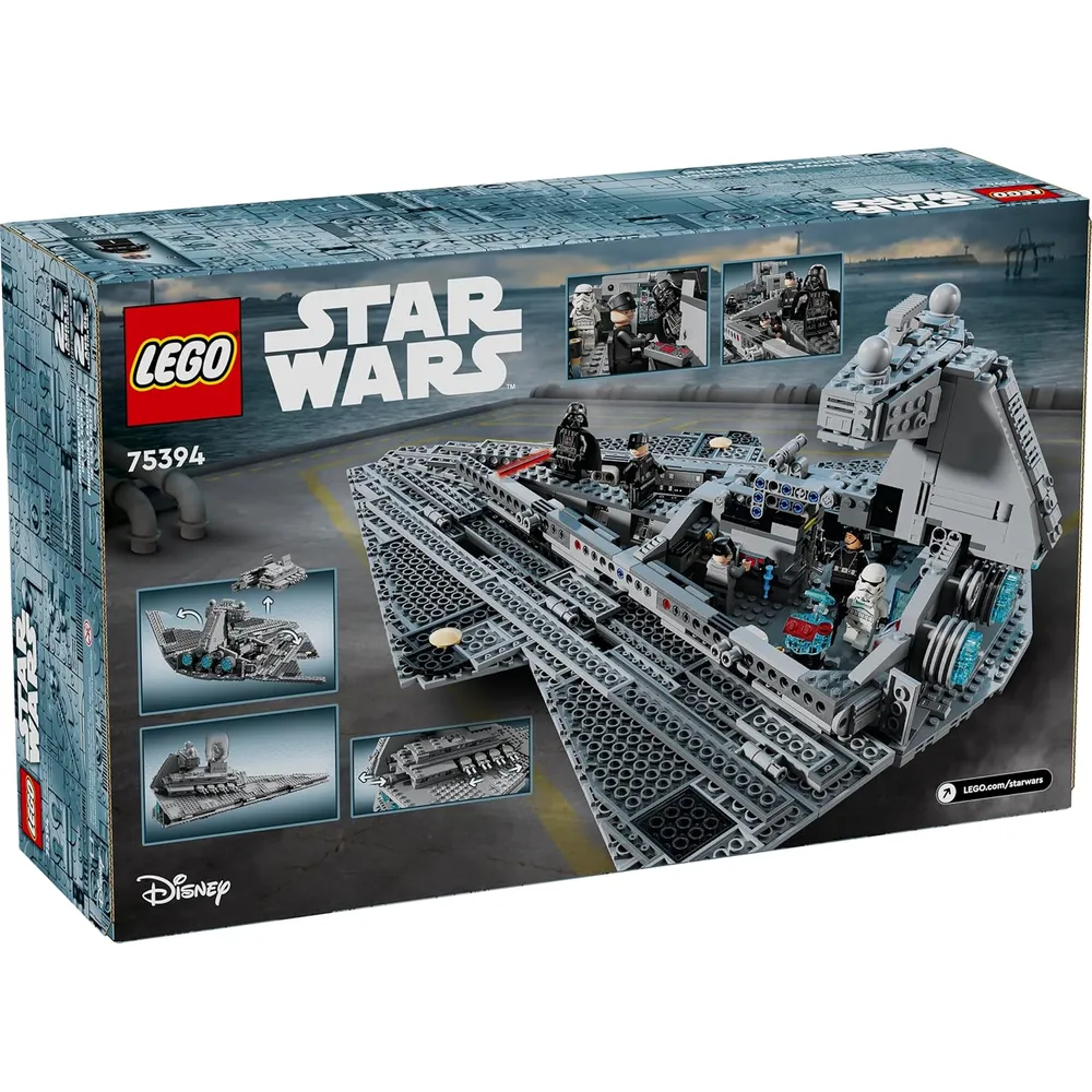 Lego Star Wars Destructor Estelar Imperial, set de construcción con minifiguras