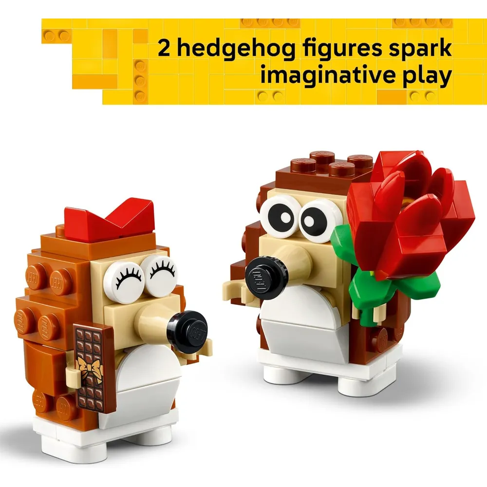 Lego Picnic con erizos, set de construcción con figuras de animales y accesorios