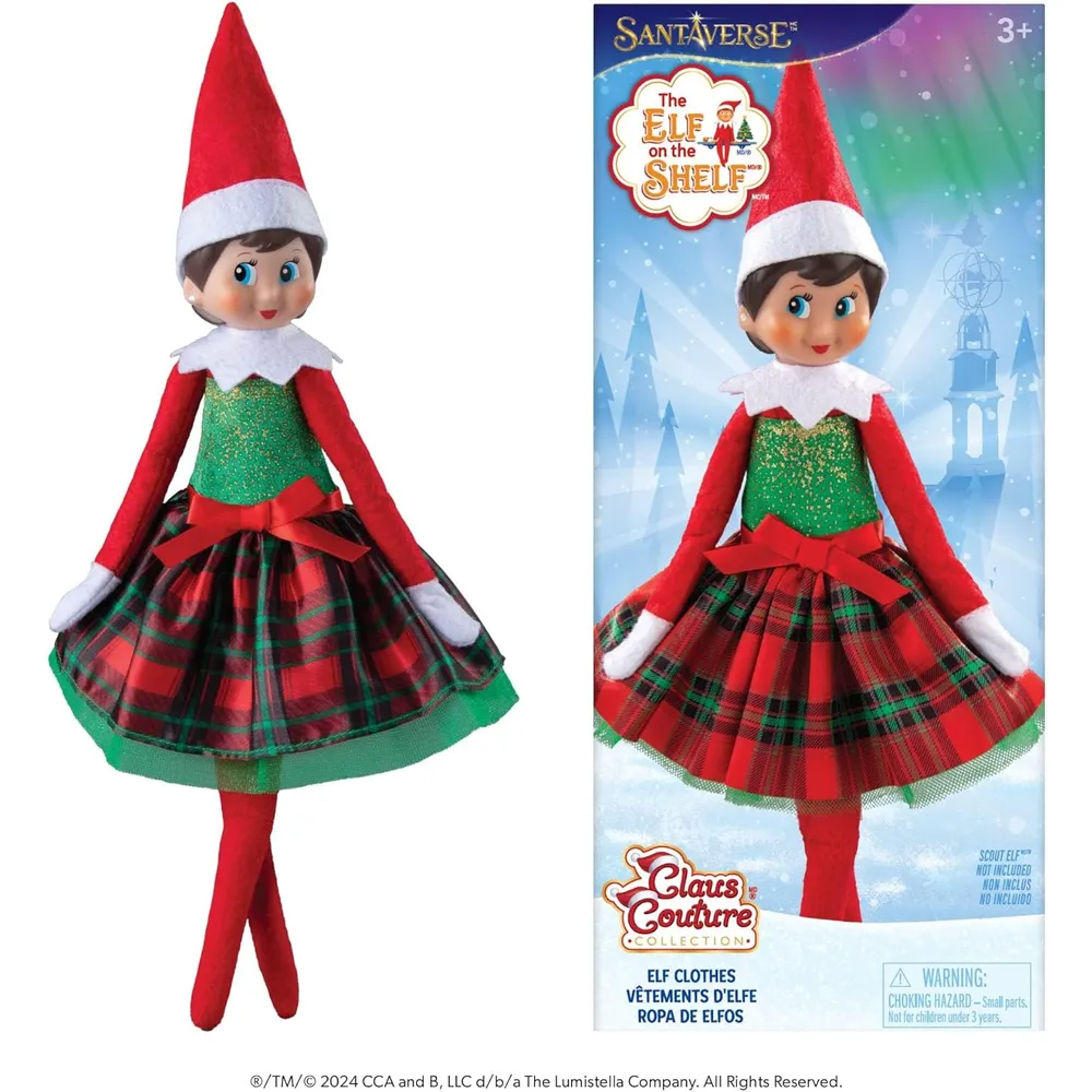 The Elf on the Shelf accesorio Claus Couture vestido fiesta