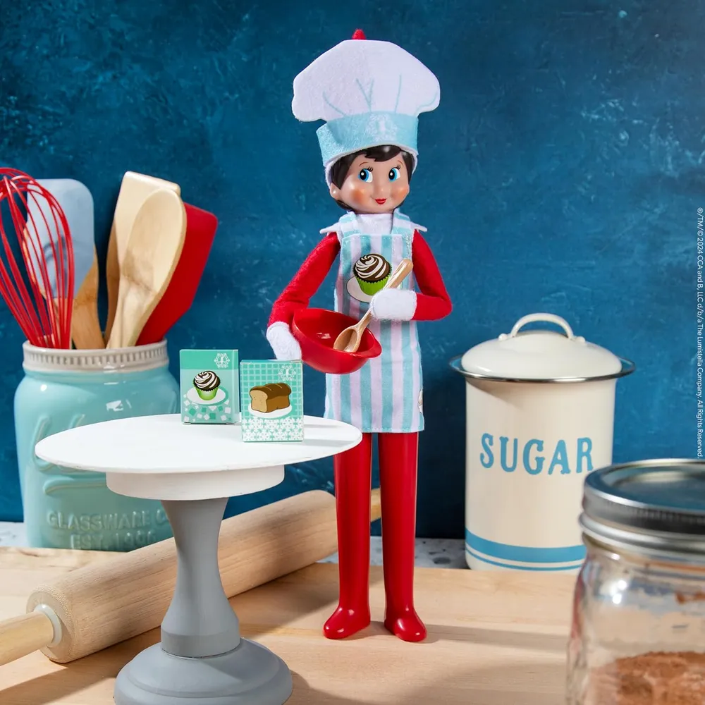 The Elf on the Shelf accesorios set chef navideño
