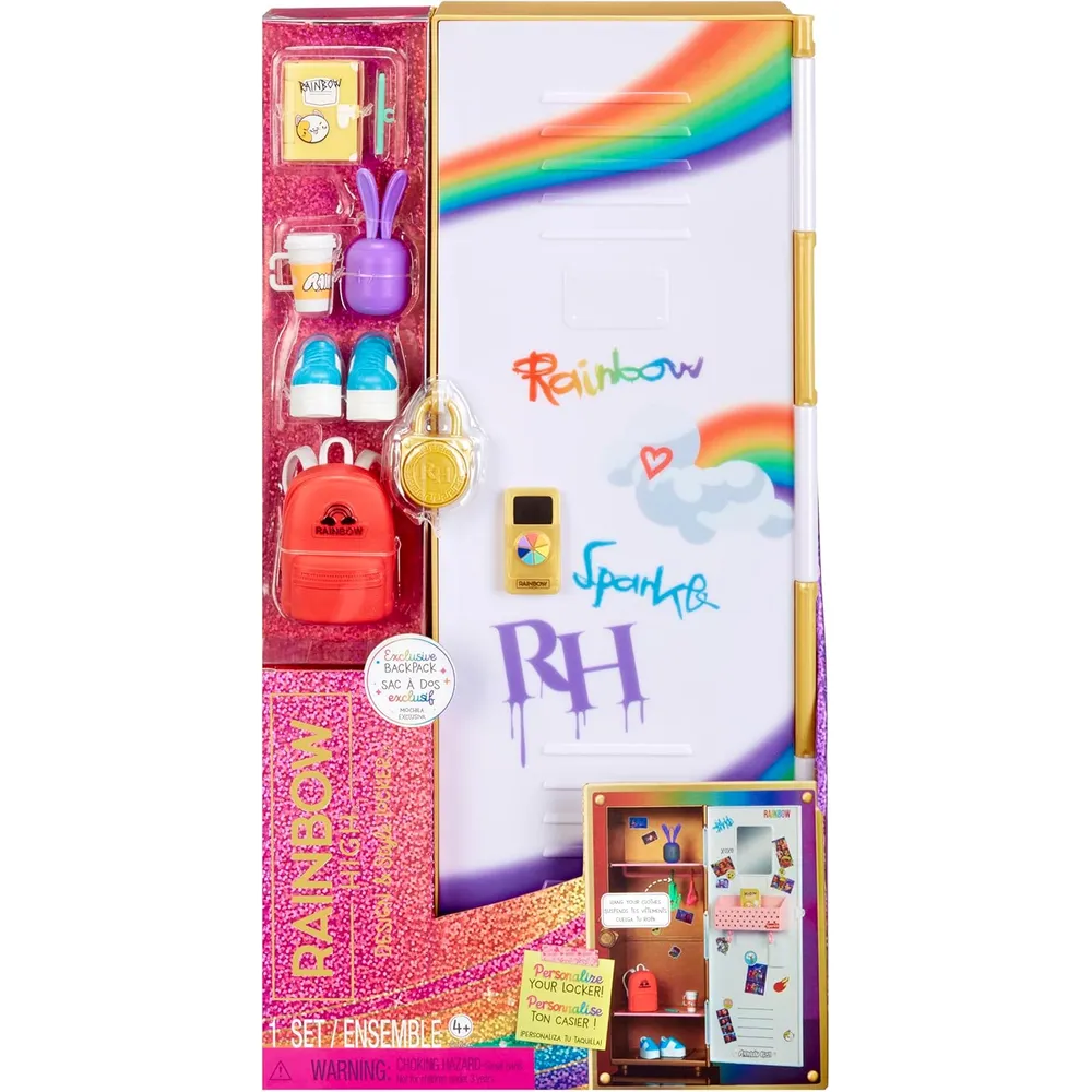 Rainbow High casillero con accesorios