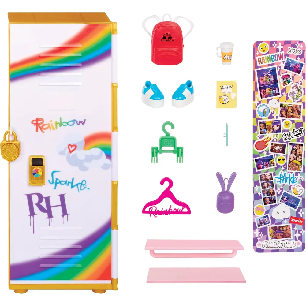 Rainbow High casillero con accesorios