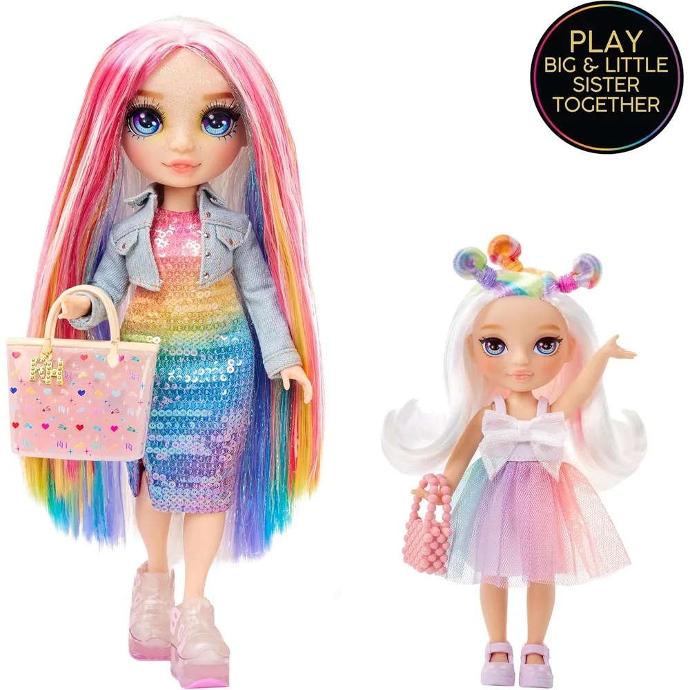 Rainbow High Littles Opal Raine muñeca con unicornio