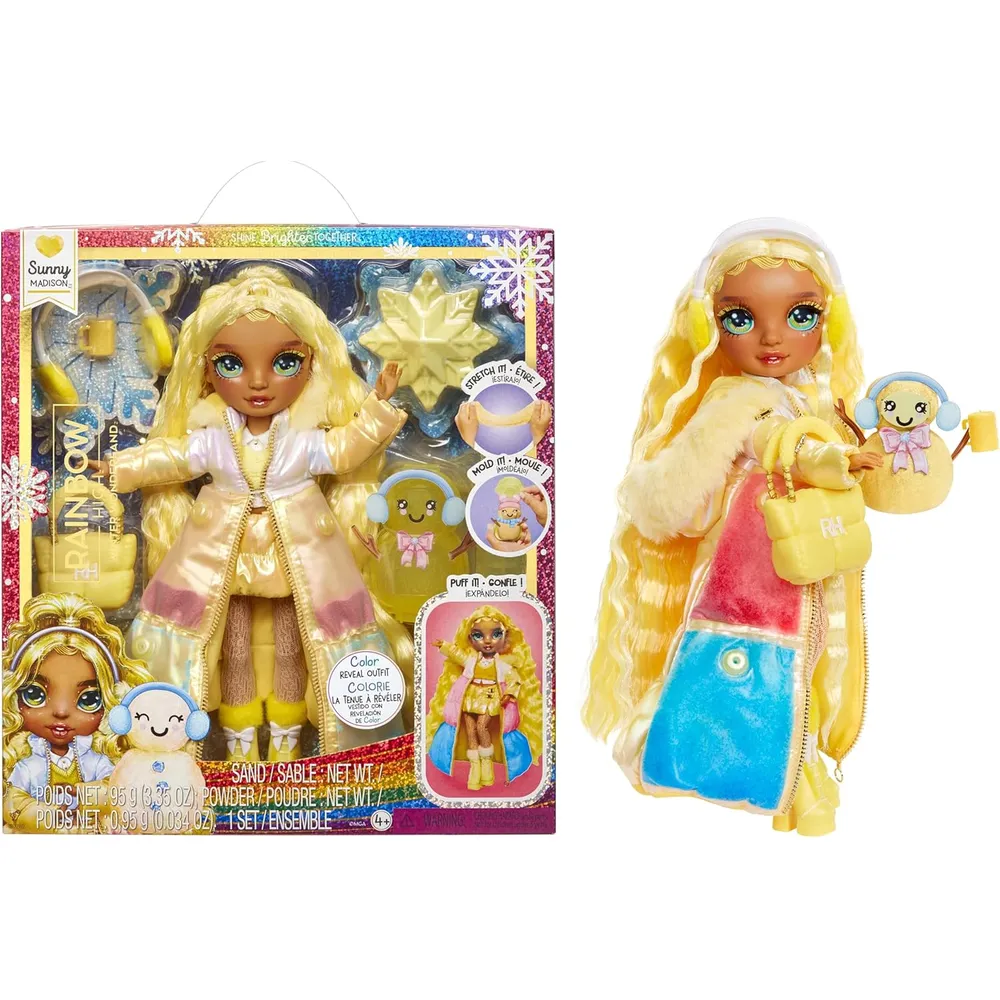 Rainbow High Winter Wonderland Sunny muñeca