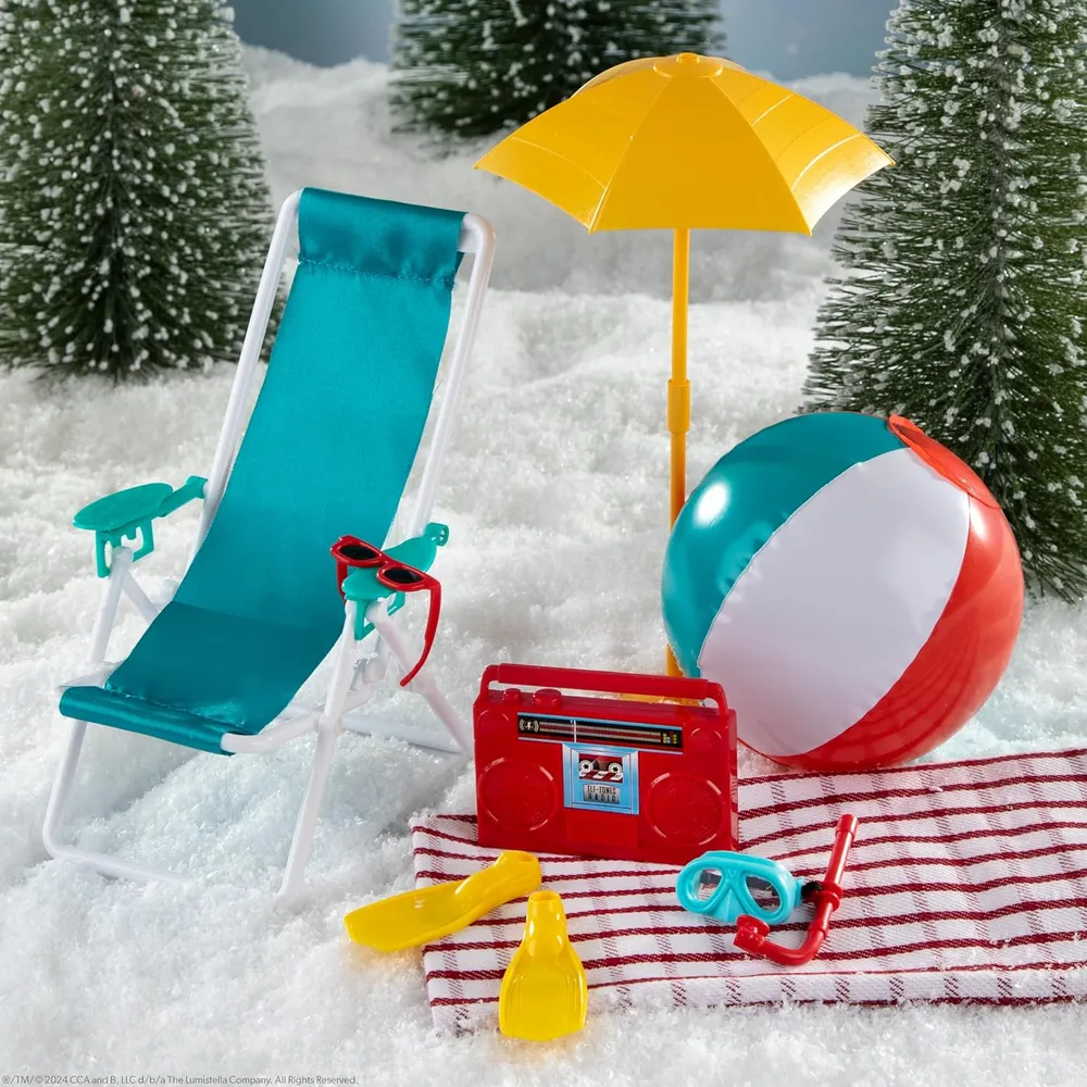 The Elf on the Shelf accesorios set vacaciones playa 8 piezas