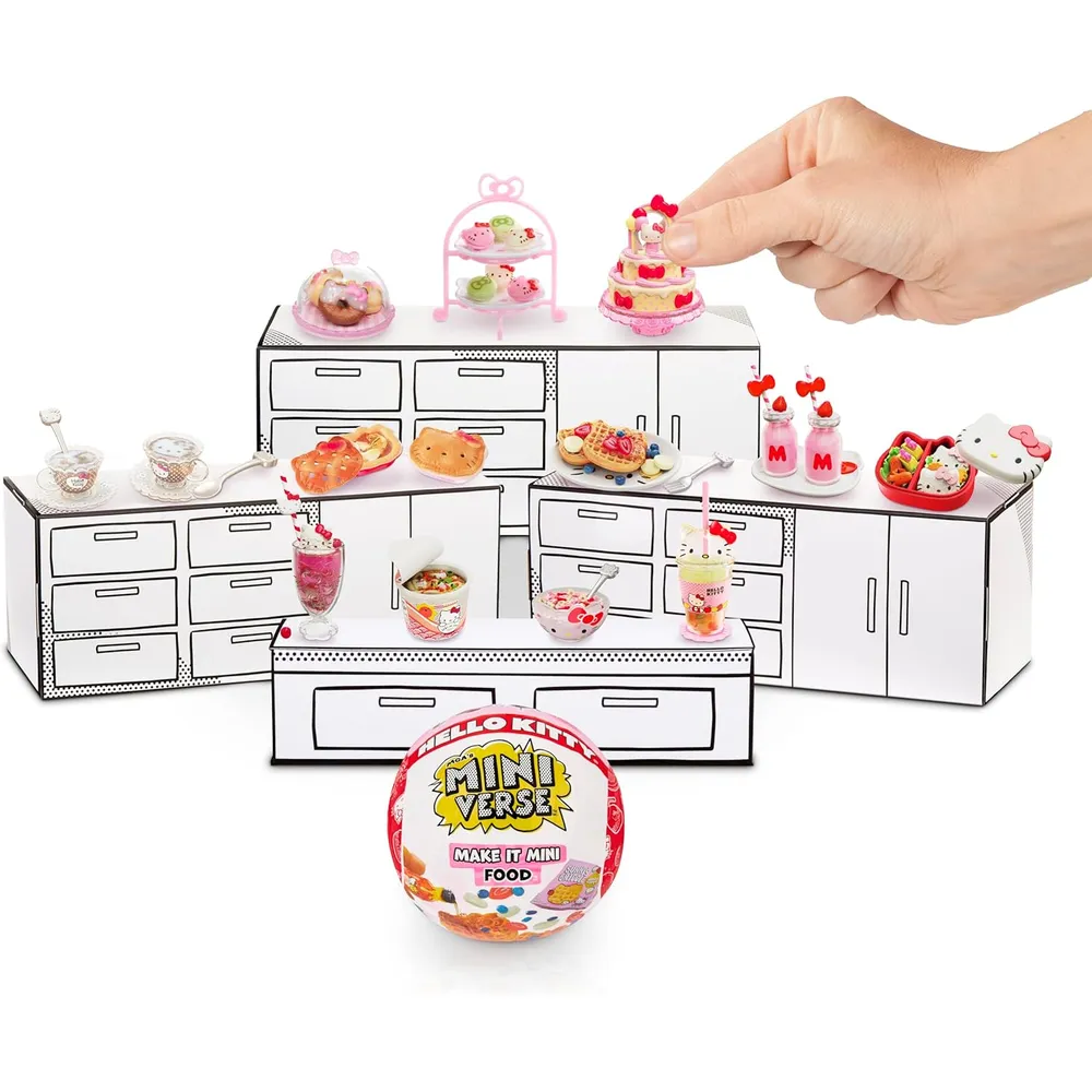 b0cs267x4z_1_webp.webp MGA Miniverse Hello Kitty Sanrio comida