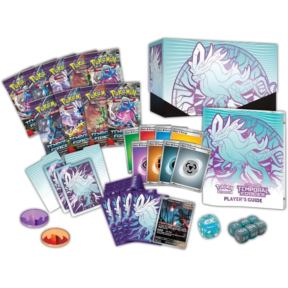 JUEGO DE CARTAS POKÉMON TCG SCARLET & VIOLET TEMPORAL FORCES ELITE TRAINER BOX (INGLÉS)