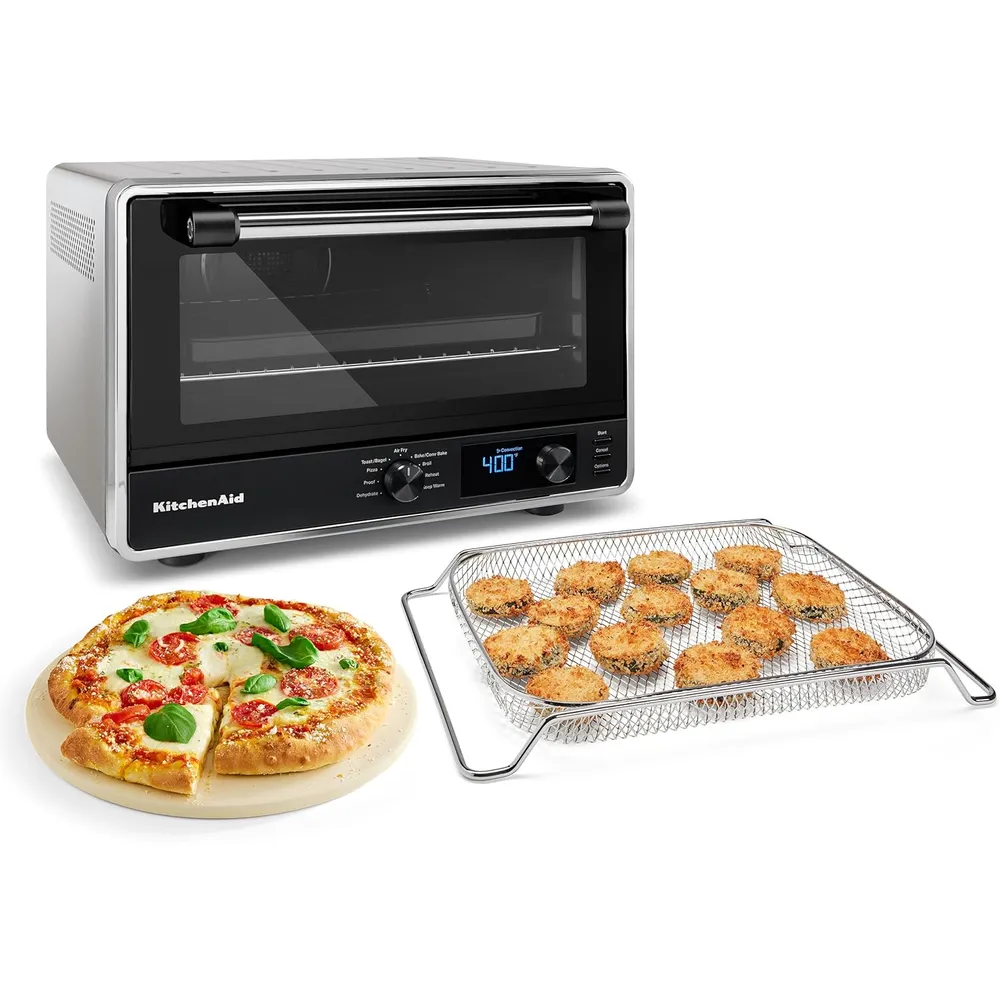b0cs79glb4_0_webp.webp KITCHENAID, HORNO DE ENCIMERA DIGITAL Y PIEDRA PARA PIZZA | GRIS
