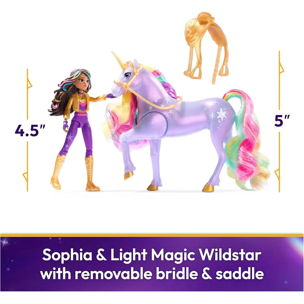 b0csdzsdby_1_webp.webp UNICORN ACADEMY Sophia y Light Magic Wildstar muñecas 11"/28 cm con luces