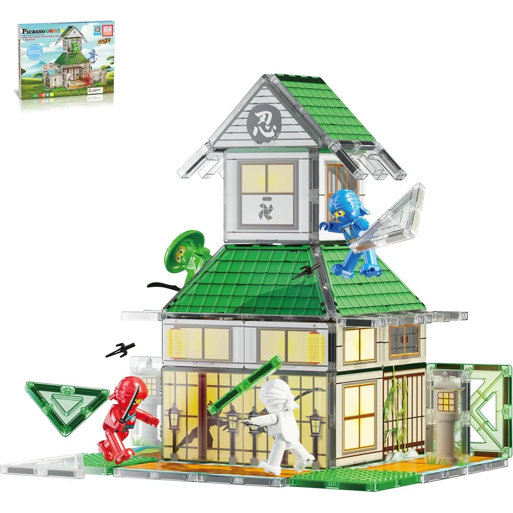 BLOQUES MAGNÉTICOS DOJO NINJA PTQ07 PICASSOTILES