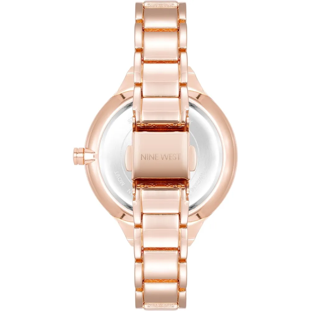 b0csg7wv53_2_webp.webp Nine West reloj elegante para damas | 36 mm - Oro Rosa