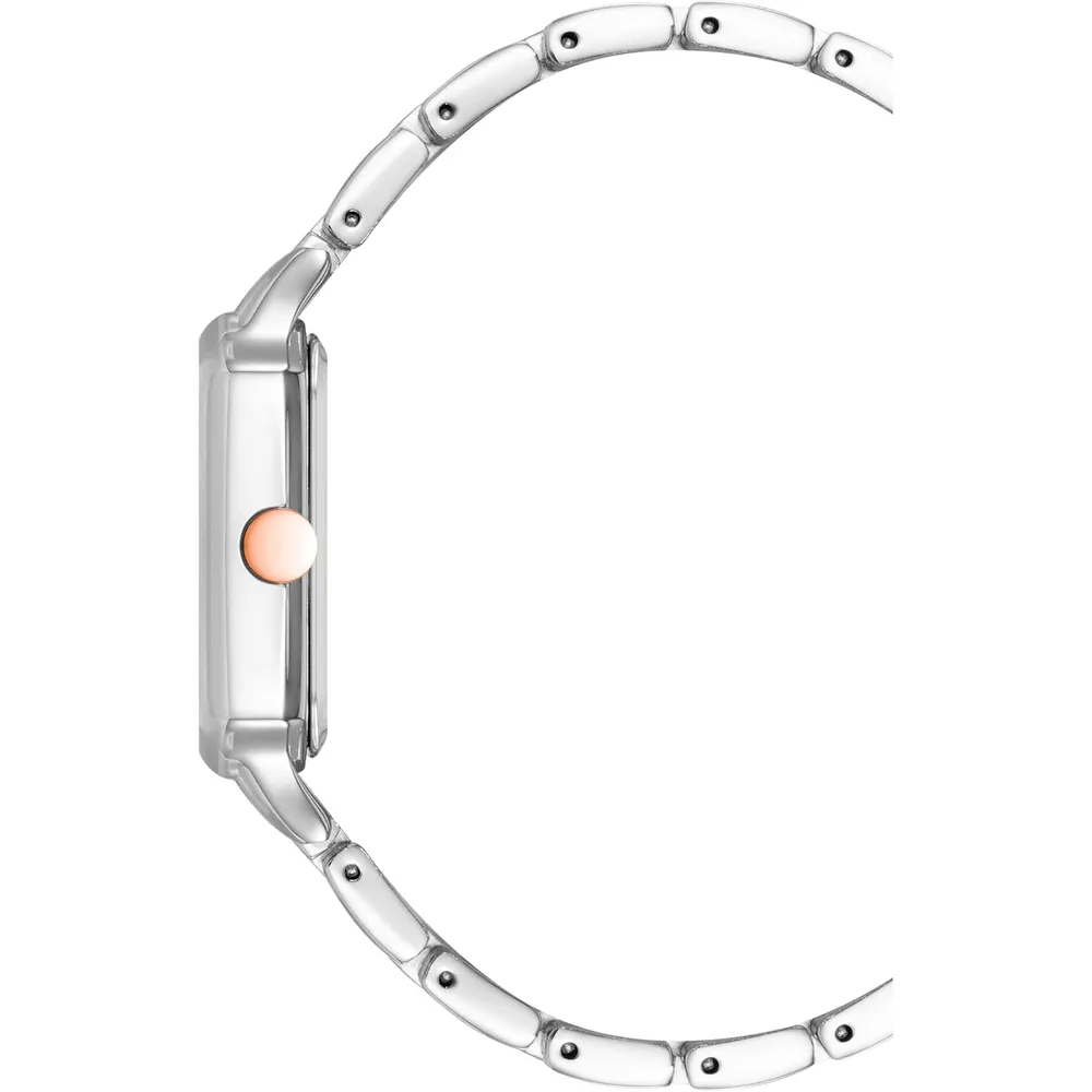 Nine West NW/2903SVSV reloj para dama | 27 mm - Plateado/Cobre