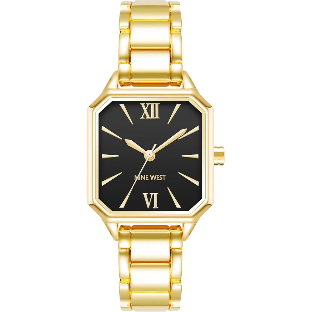 Nine West NW/2903SVSV reloj para dama | 27 mm - Dorado/Negro