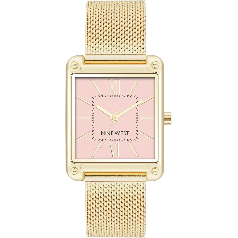 Nine West NW/2090CHGB reloj femenino | 29 mm - Dorado/Rosado