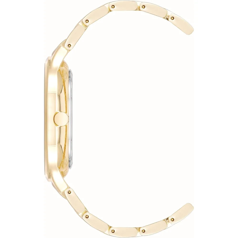 Nine West reloj elegante para damas | 36 mm - Dorado/Negro
