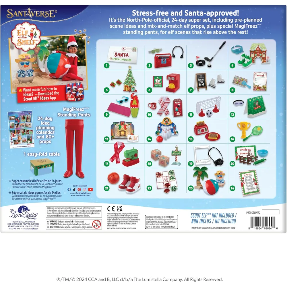 The Elf on the Shelf superconjunto 24 días +80 accesorios