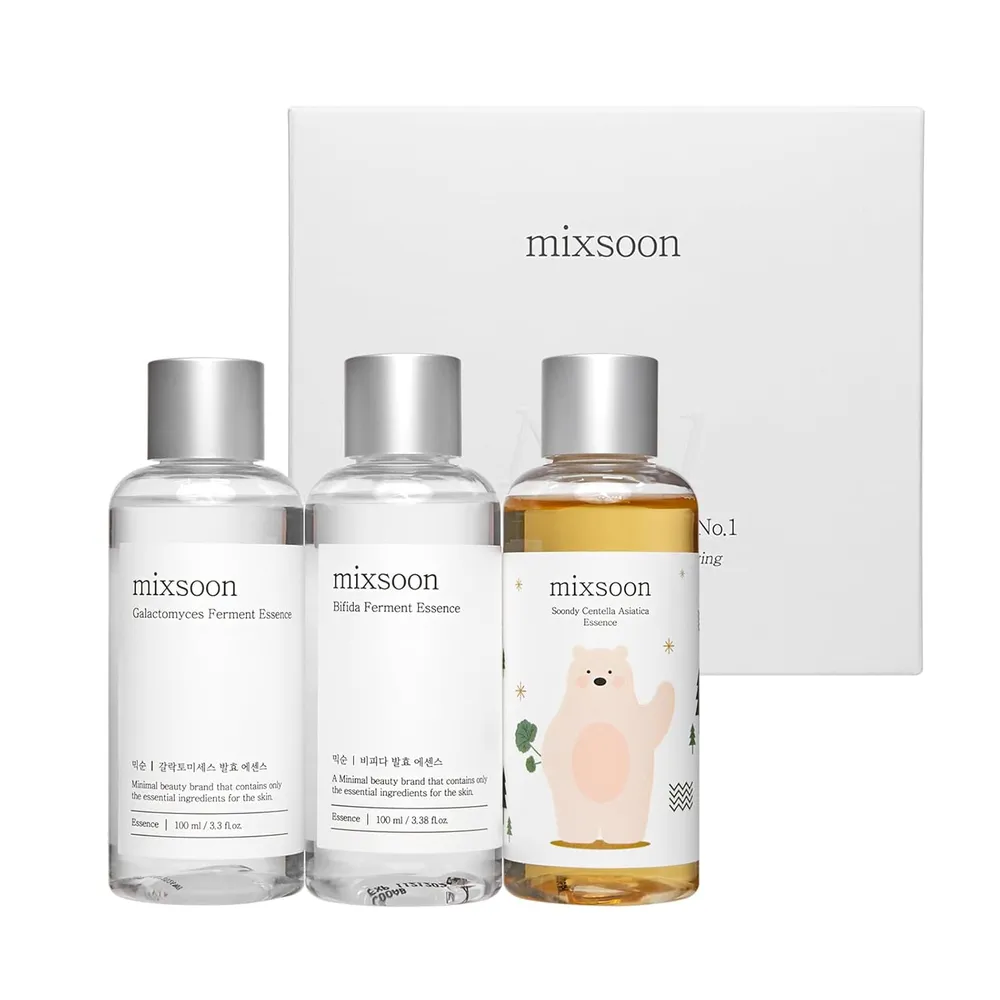 Mixsoon Set Esencias Layering No.1 (Centella, Galactomyces, Bifida) 3×100 ml – Korea Skin Care