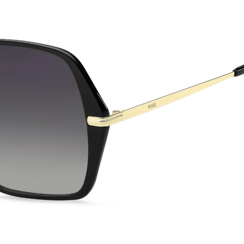 LENTES DE SOL HUGO BOSS CUADRADOS 1660/S MUJER NEGRO