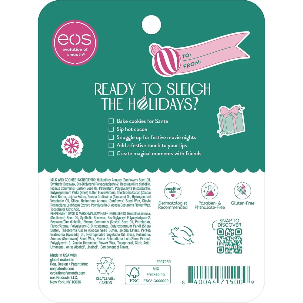 EOS Holiday set labiales pack 3